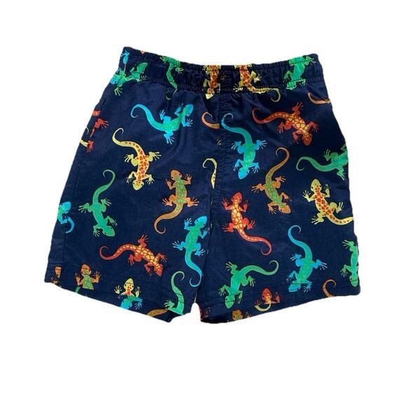Vintage Carter’s Baby Boy 12 Month Swimsuit Trunk Bottoms Lizard Print - Picture 1 of 5